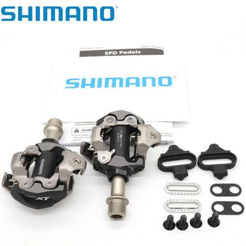 Shimano Xtr/xt PD-M9100/M8100/M8020 Country Race Spd Mtb Bike Pedal Set Cleats PD-M8100