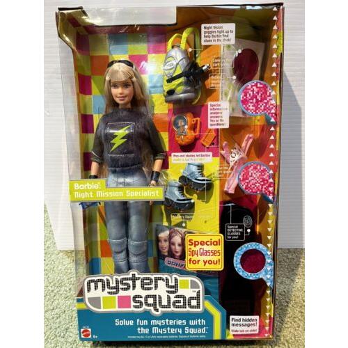 2002 Barbie Mystery Squad Barbie Doll 55536 Mattel In 13 Box