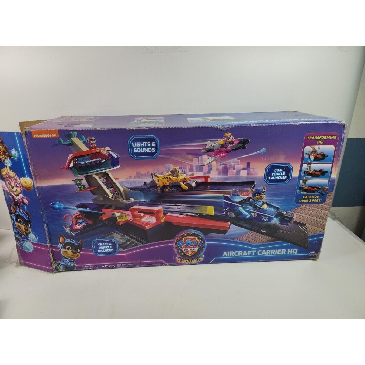 Paw Patrol: The Mighty Aircraft Carrier HQ No Chase Action Figure. GDA4