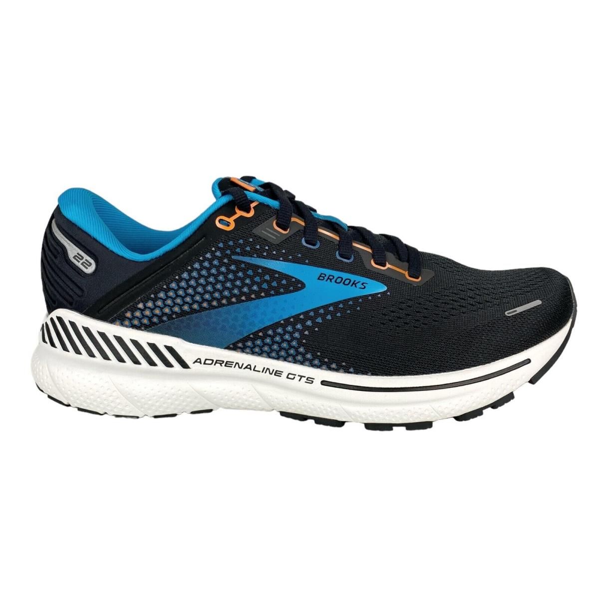 Brooks Adrenaline Gts 22 Men`s Running Shoe Black/blue/orange 110366-034