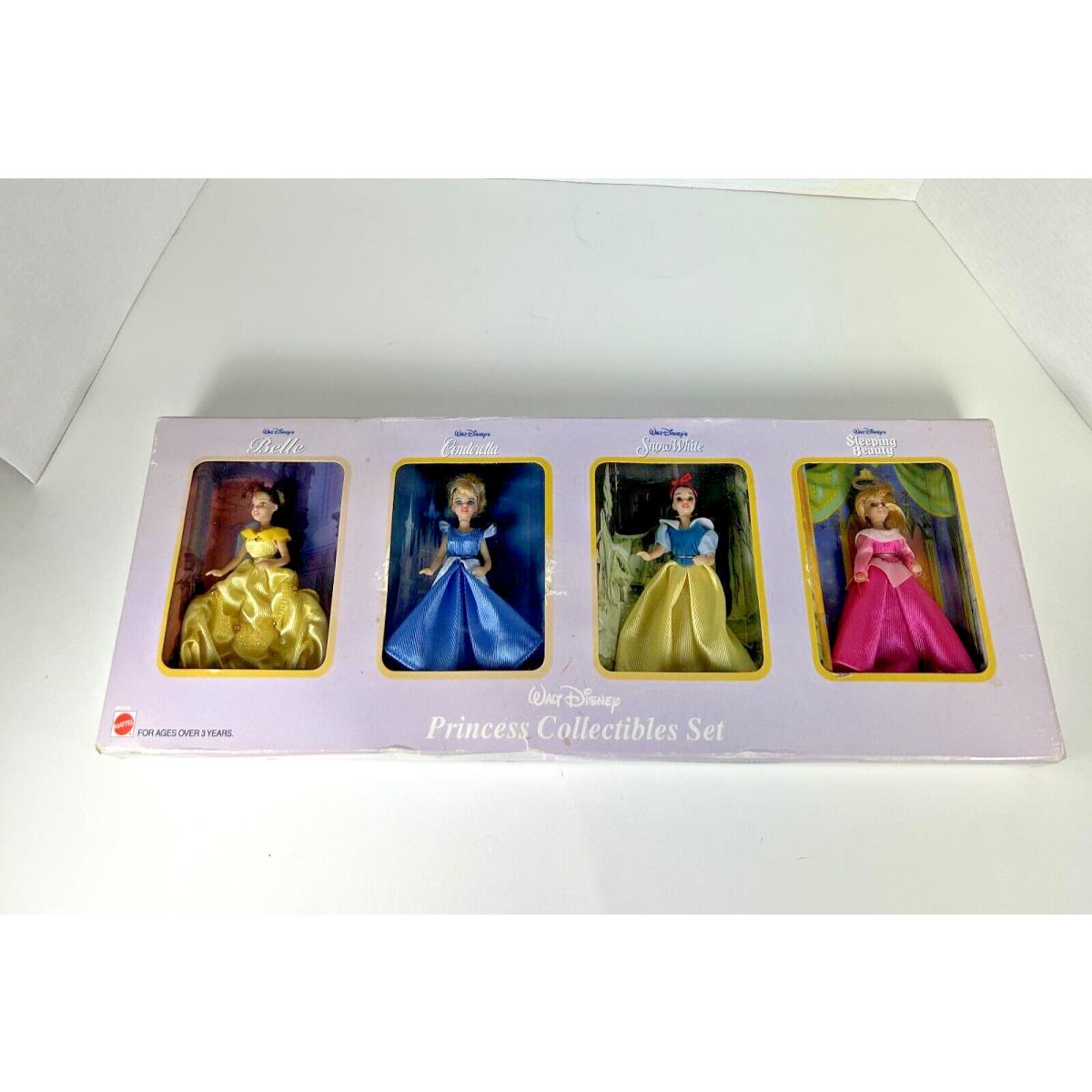 Vintage 2002 Disney 4 Classics Princess Doll Gift Set 4 Mini Dolls 88162