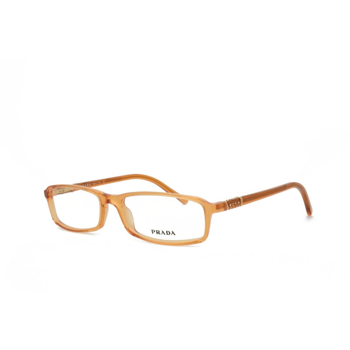 Prada 07G 6AW 52-16-135 Orange Eyeglasses