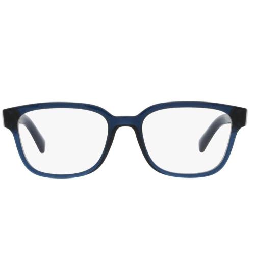 Prada Vpr 04Y 08Q-1O1 Crystal Blue Eyeglasses 53/18/145 Box Set