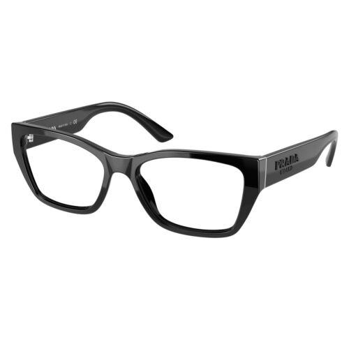 Prada Vpr 11YV 1AB-1O1 Black Eyeglasses 54/16/140 Box Set - Black, Frame: Black, Manufacturer: Black