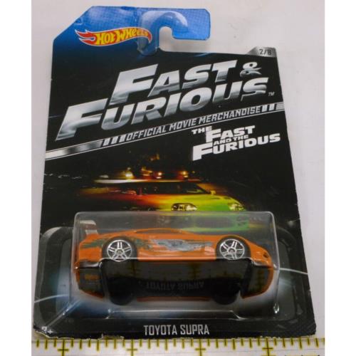 Hot Wheels Fast Furious Toyota Supra Vehicle Mattel 2012 No. Y2133