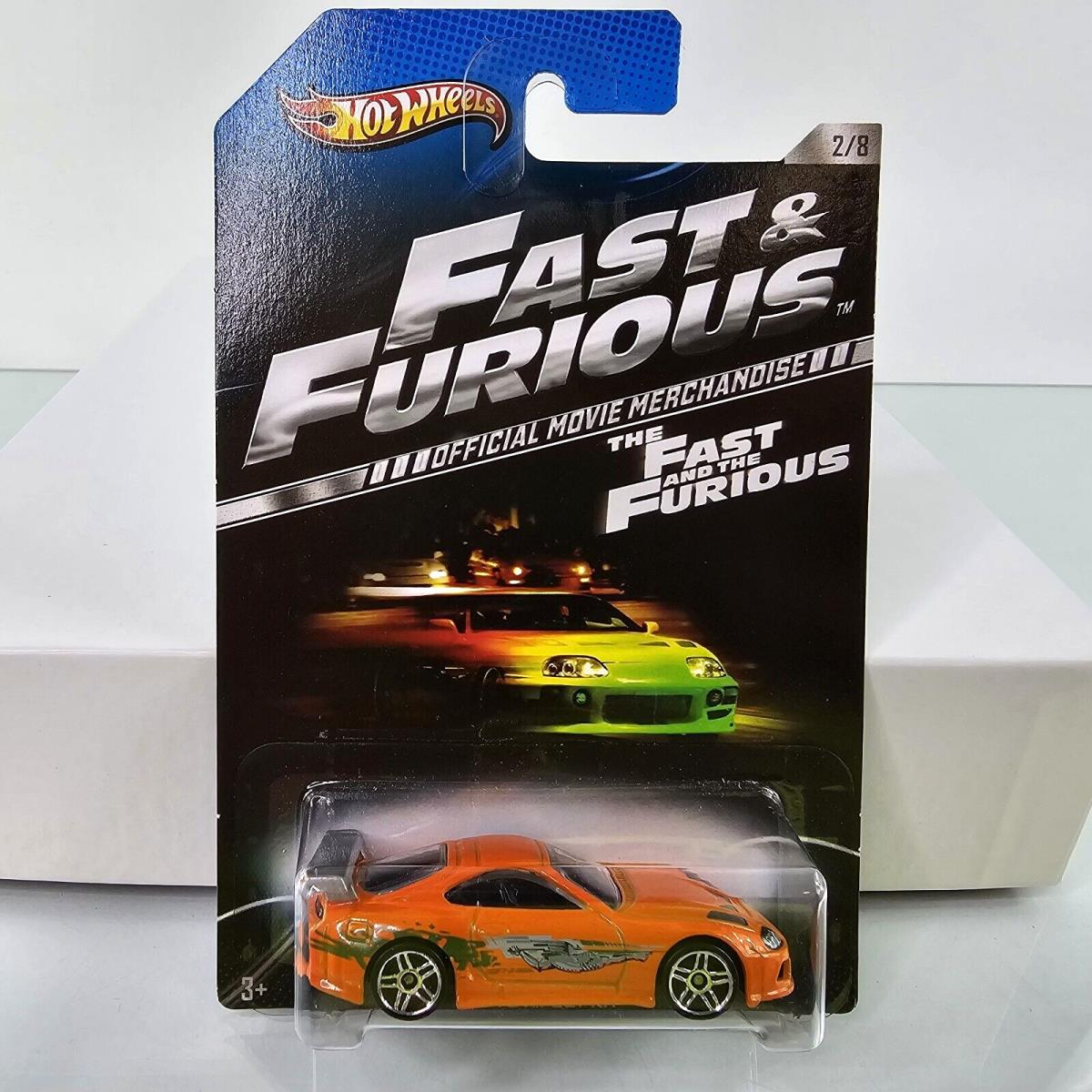 Hot Wheels Fast Furious Toyota Supra Orange Brian Movie Car Exclusive 2012