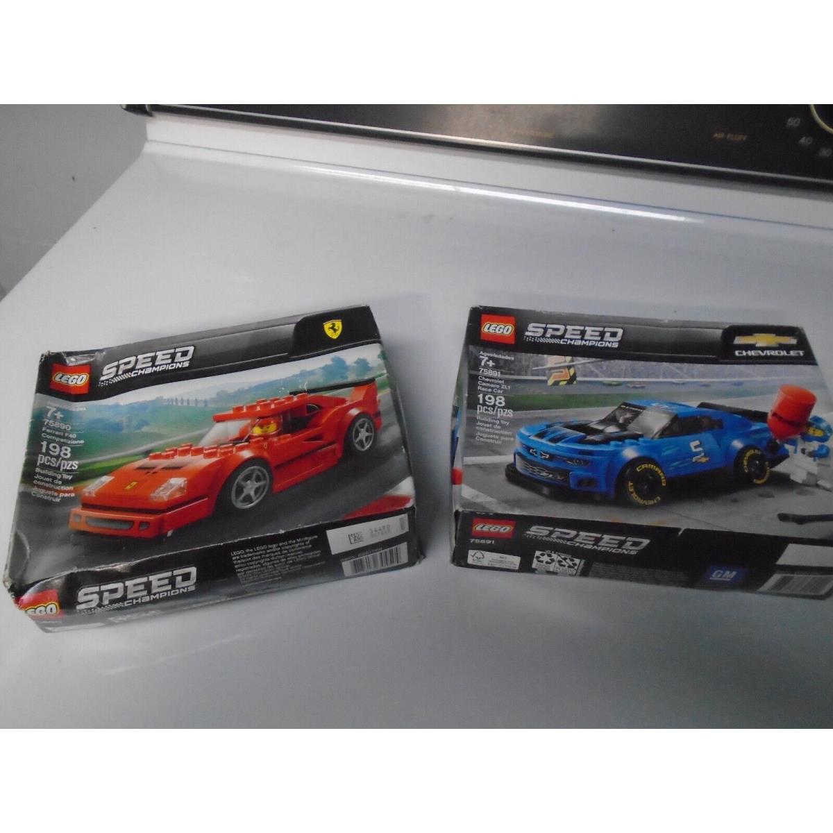 Lego Speed Champions Ferrari/camaro ZL1