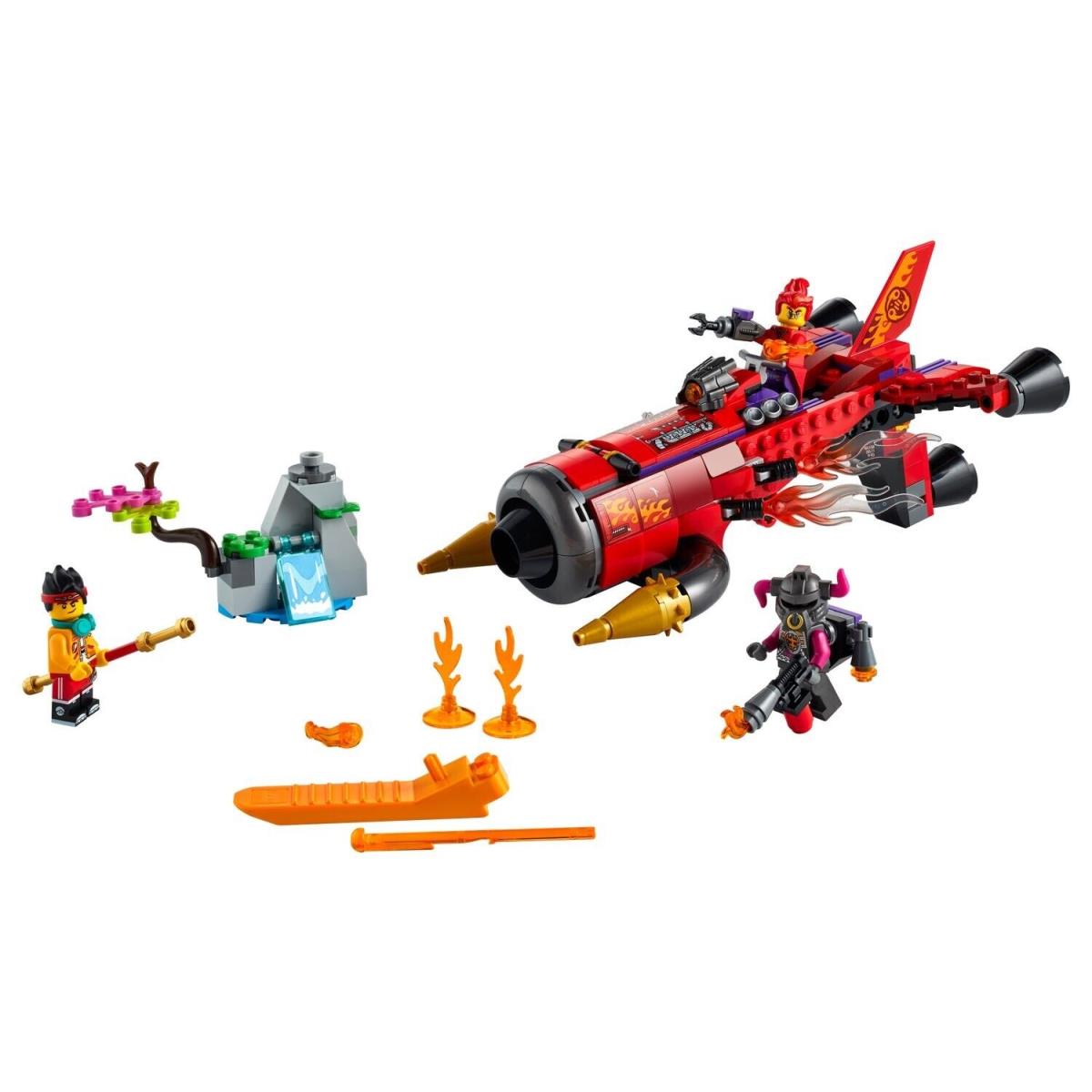 Lego Monkie Kid: Red Son`s Inferno Jet 80019 299pcs