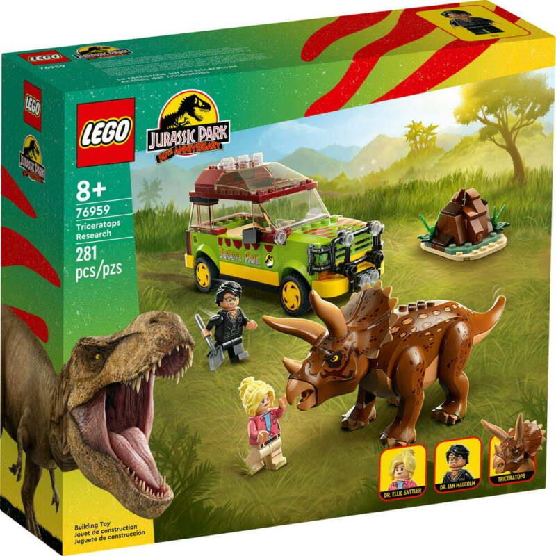Lego Jurassic Park Triceratops Research 76959 Building Toy Set Gift