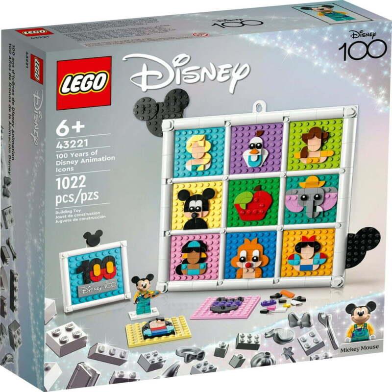 Lego Disney Classic 100 Years of Disney Animation Icons 43221 Building Toy Set