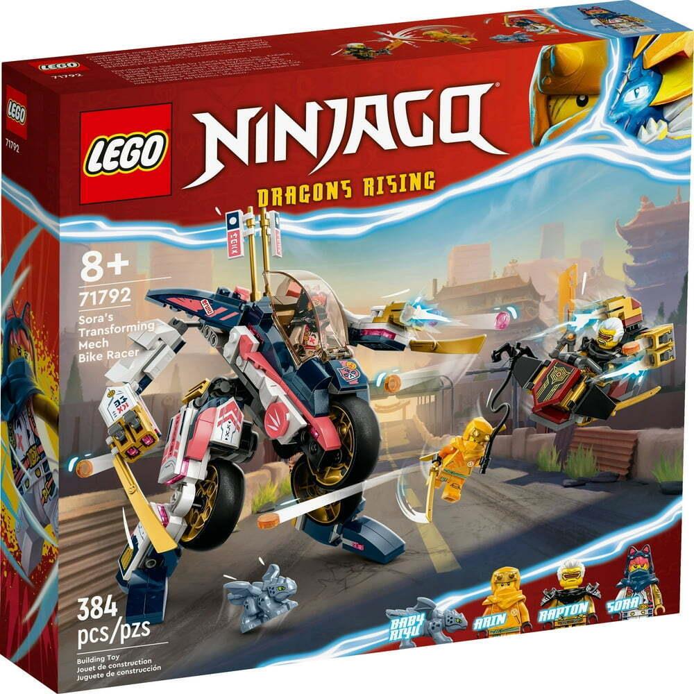 Lego Ninjago Sora s Transforming Mech Bike Racer 71792 Building Toy Set Gift