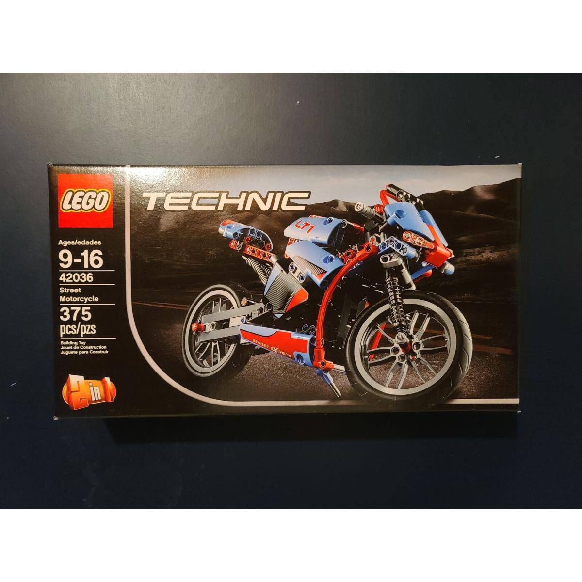 Lego 42036 Technic Street Motorcycle Set