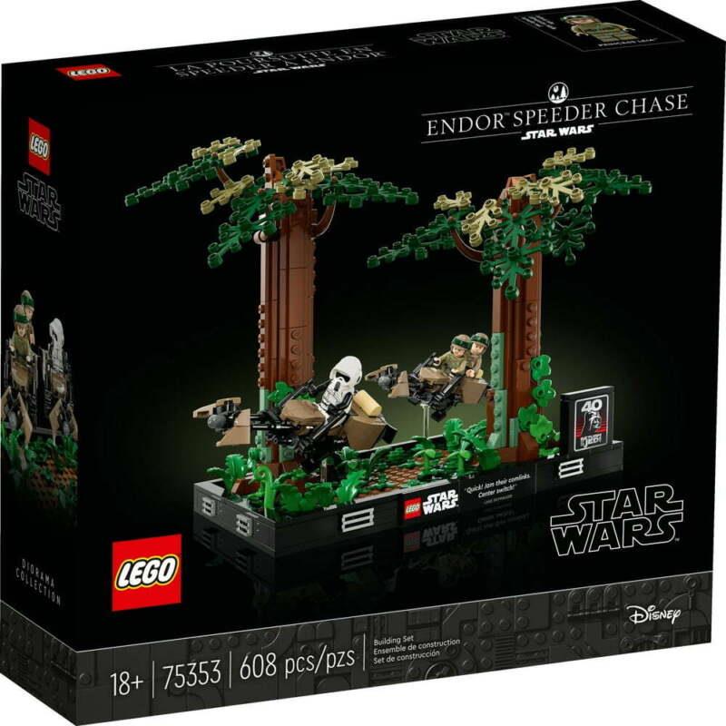 Lego Star Wars Endor Speeder Chase Diorama 75353 Building Toy Set Home D Cor