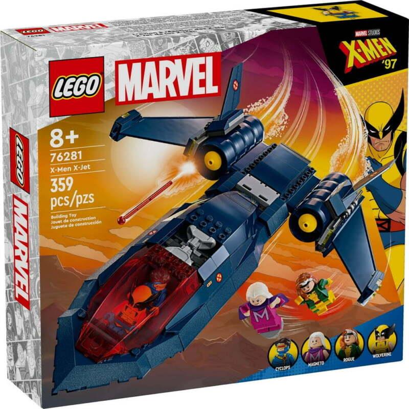 Lego Marvel X-men X-jet Toy Plane Model 76281 Building Toy Set Gift