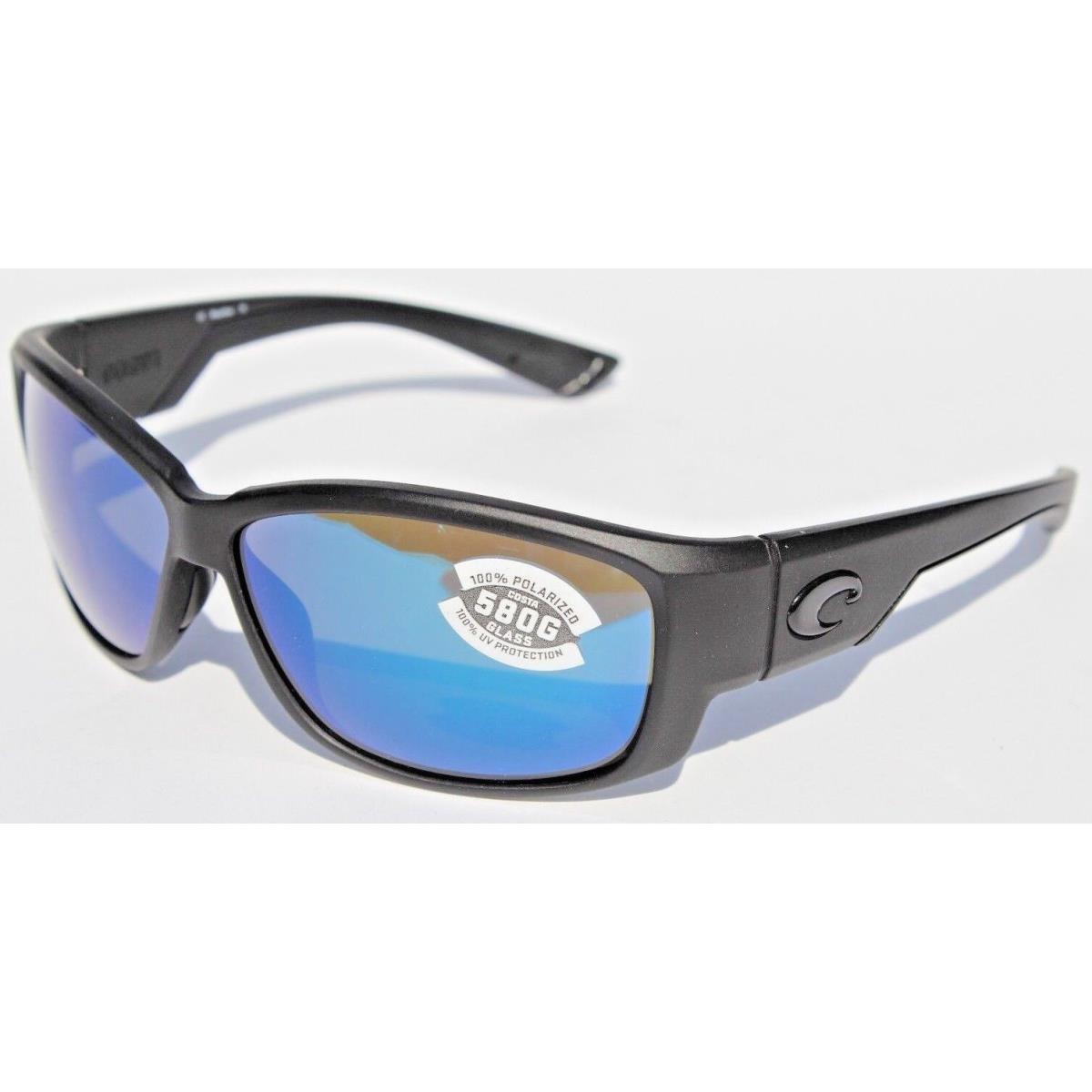 Costa Del Mar Luke 580 Polarized Sunglasses Blackout/blue Mirror 580G