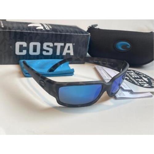 Costa Del Mar Caballito Polarized Sunglasses Tiger Shark/blue Mirror 580G Glass