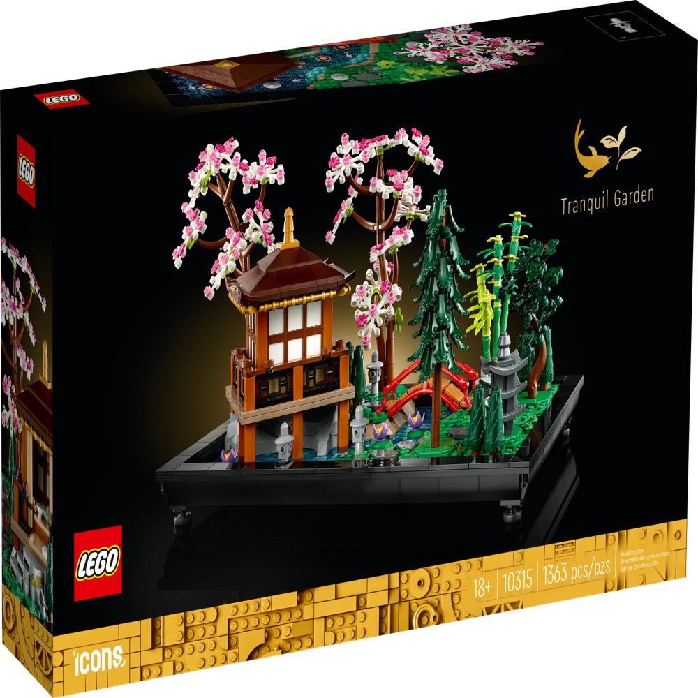 Lego Icons Tranquil Garden Creative 10315 Building Toy Set Japanese Zen Gardens