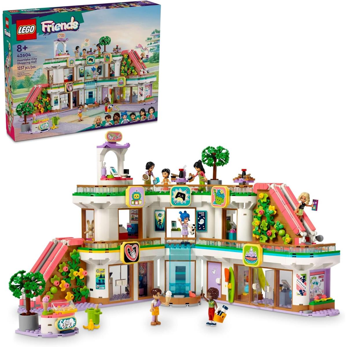 Lego Friends Heartlake City Shopping Mall 42604 Building Toy Set