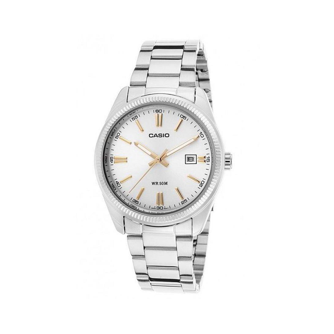 Casio Women`s LTP-1302D-7A2 Stainless Steel Band Silver Dial Analog Wrist Watch