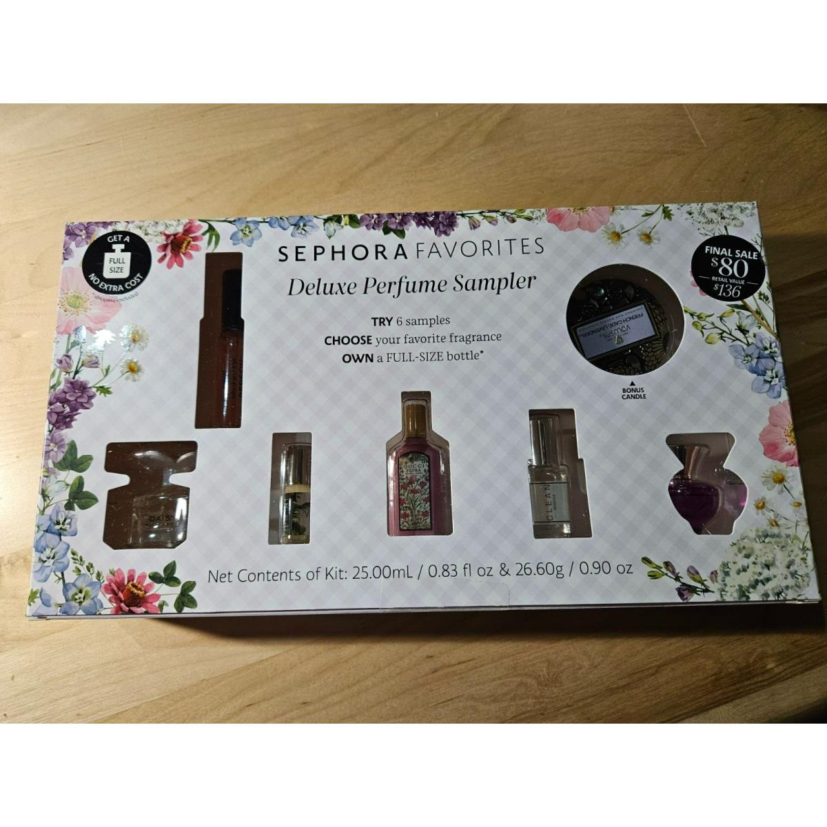 Sephora Favorites Deluxe Mini Perfume Sampler Set No Certificate A2-2