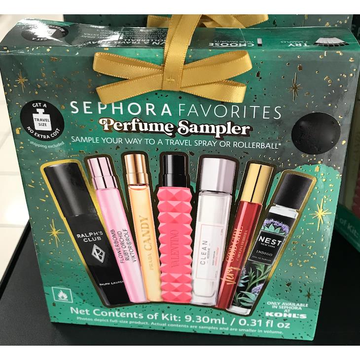 Sephora Favorites Travel Perfume Spray 7 pc Sampler Set Certificate Included