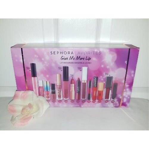 Sephora Favorites Give Me More Lip Lipstick Wardrobe 14pc Holiday Gift Set