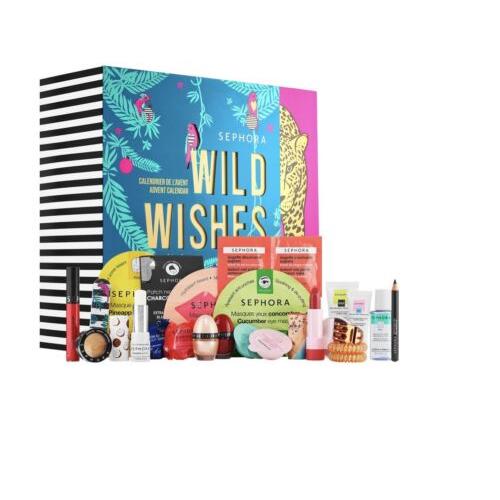 Sephora Wild Wishes Advent Calendar 2020 Holiday Makeup Skincare Bath Gift Set
