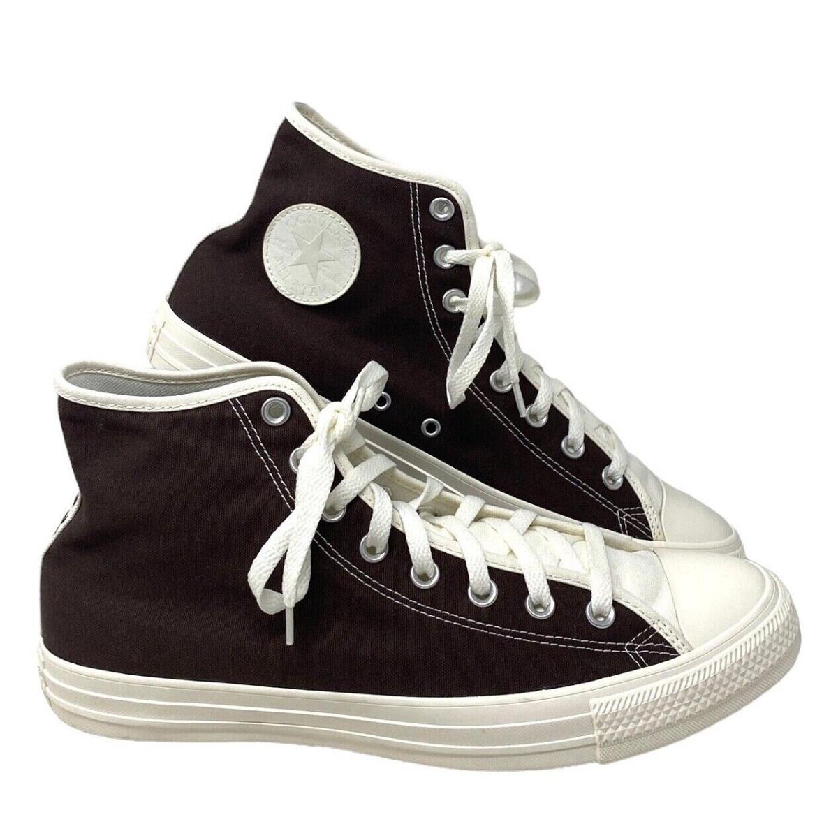 Converse Chuck Taylor High Top Shoes Men White Brown Canvas Custom 152620C-WBRW