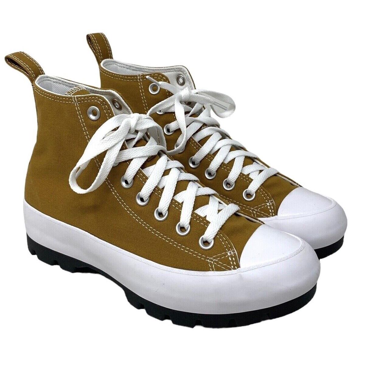Converse Chuck Lugged Platform Shoe Canvas Brown Women High Custom 572582C-WBWBS
