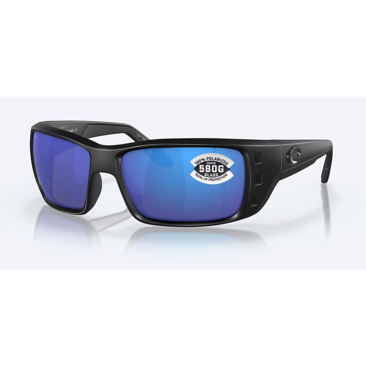 Costa Del Mar Permit Blackout Blue Mirror Polarized Glass 580G