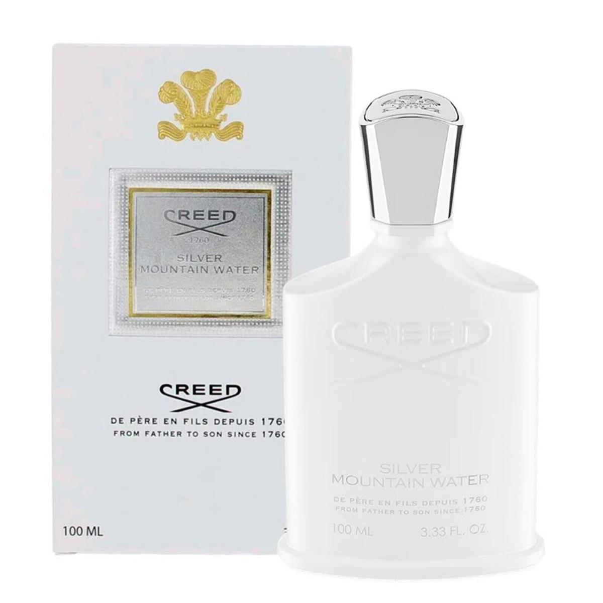 Silver Mountain Water Cologne by Creed Men Perfume Eau De Parfum Spray 3.4 oz