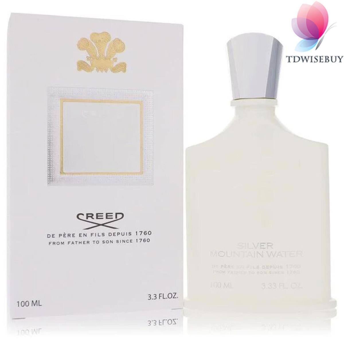 Silver Mountain Water Cologne Men Perfume by Creed Eau De Parfum Spray 3.4 oz