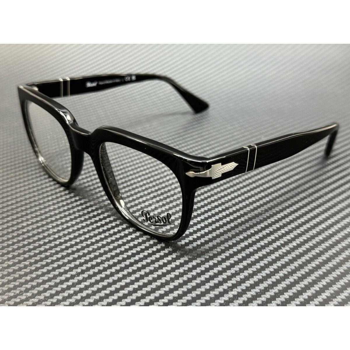 Persol PO3325V 95 Black Men`s 52 mm Eyeglasses