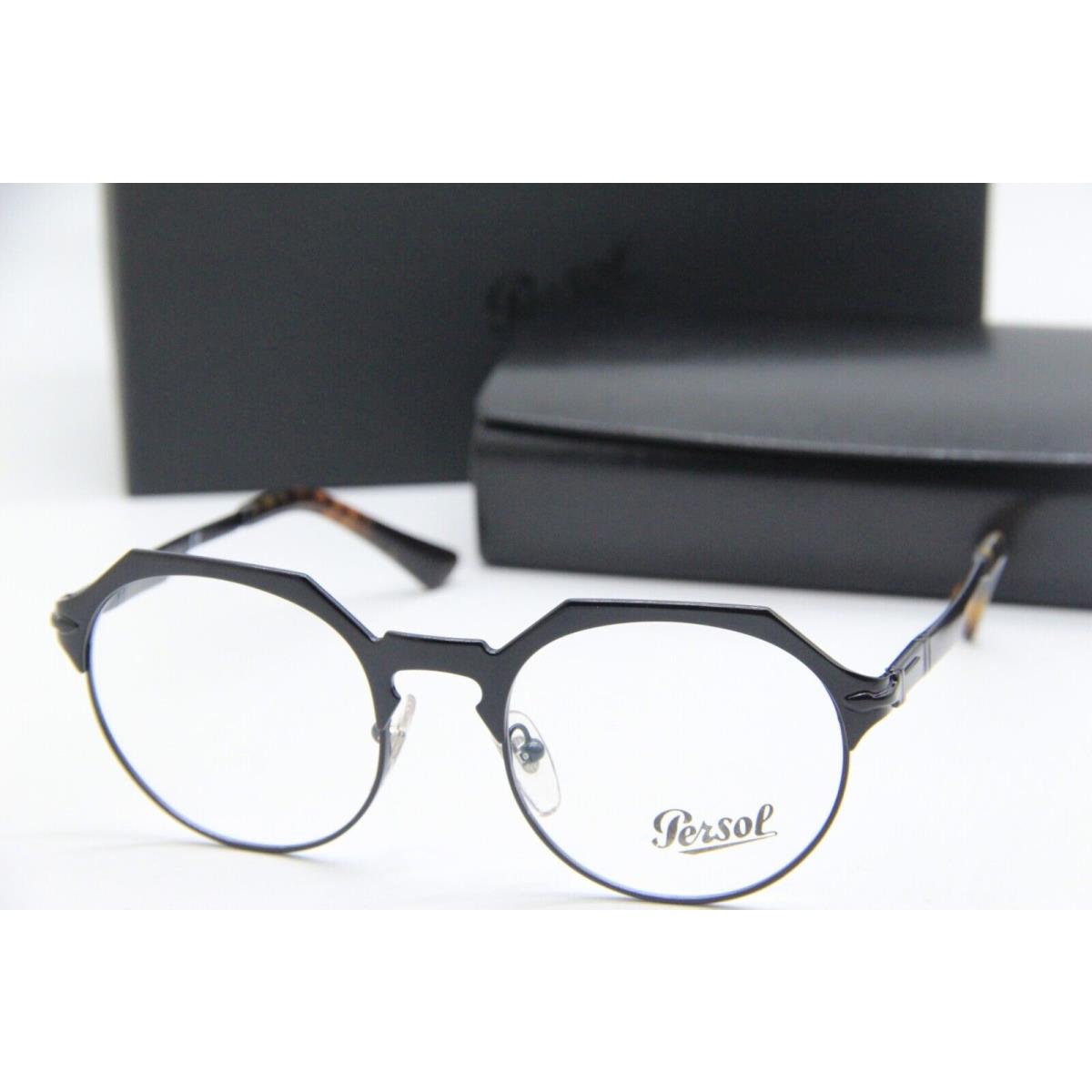 Persol P 2488-V 1116 Black Brown Eyeglasses W/case 51-19