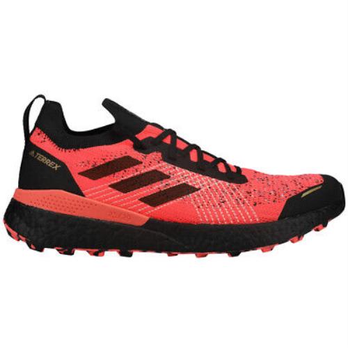 Adidas Terrex Two Ultra Parley Trail Running Mens Red Sneakers Athletic Shoes F
