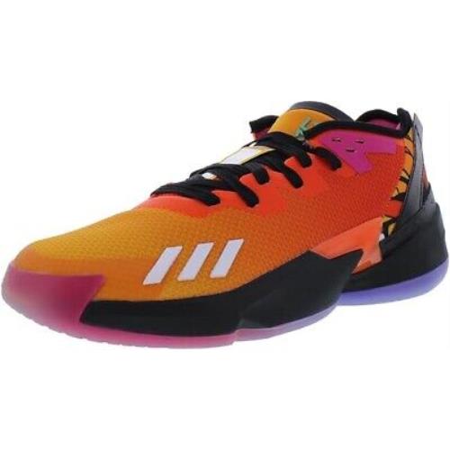 Adidas Unisex-adult D.o.n. Issue 4 Basketball Shoes Impact Orange Gold Black - Black, Gold, Orange