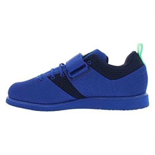 Adidas Unisex-adult Powerlift 5 Cross Trainer Shoes Royal Blue White Green - Blue, Green, White