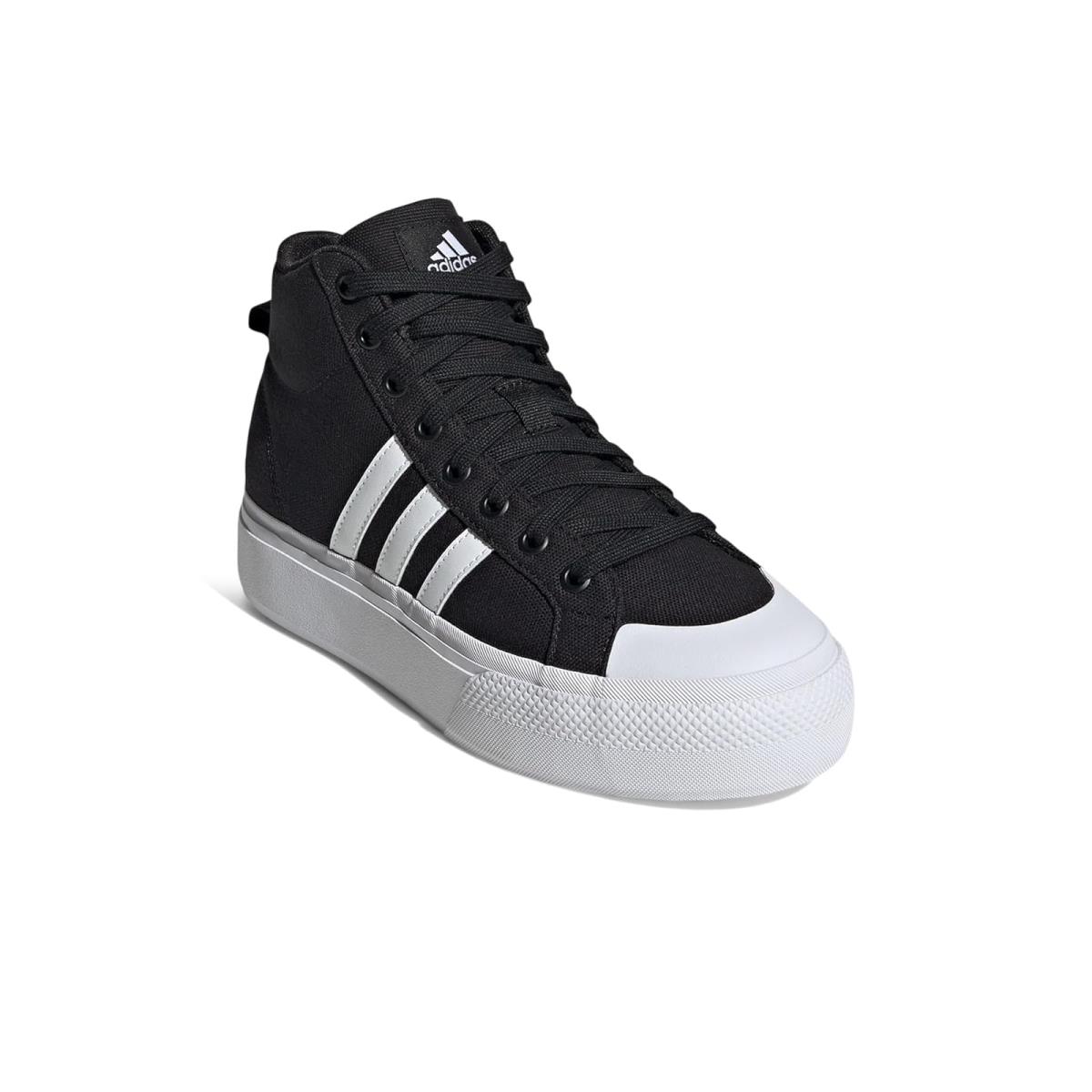 Woman`s Sneakers Athletic Shoes Adidas Bravada 2.0 Mid Platform Core Black/Footwear White/Core Black