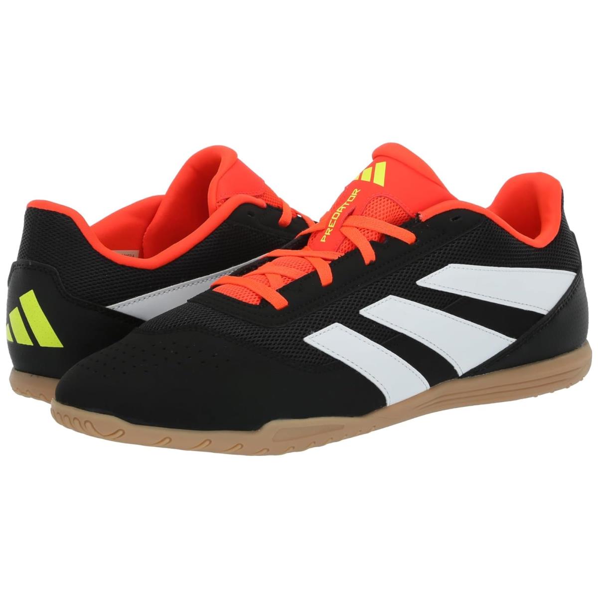 Unisex Sneakers Athletic Shoes Adidas Predator 24 Club Indoor Sala Black/White/Solar Red
