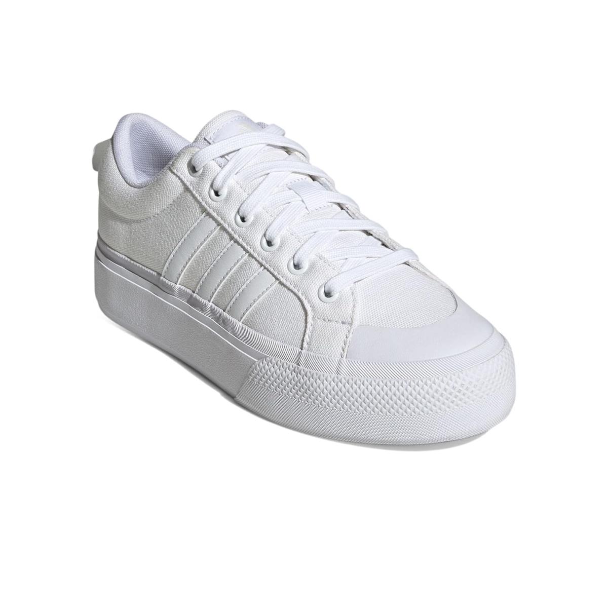 Woman`s Sneakers Athletic Shoes Adidas Bravada 2.0 Platform - Footwear White/Footwear White/Chalk White