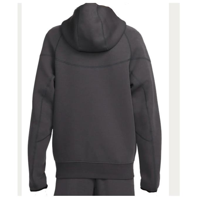 Nike Men`s Tech Fleece Full-zip Hoodie Anthracite/blk FB7921-060 h