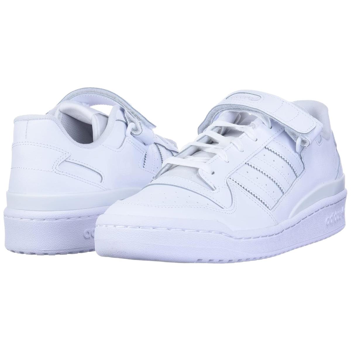 Man`s Sneakers Athletic Shoes Adidas Originals Forum Low - Footwear White/Footwear White/Footwear White