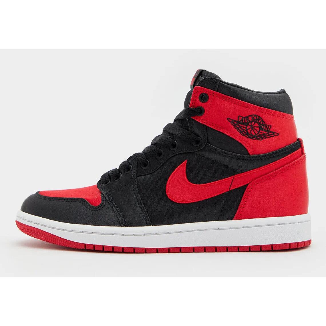 Women`s Jordan 1 Retro OG Satin Bred FD4810-061 Fashion Shoes