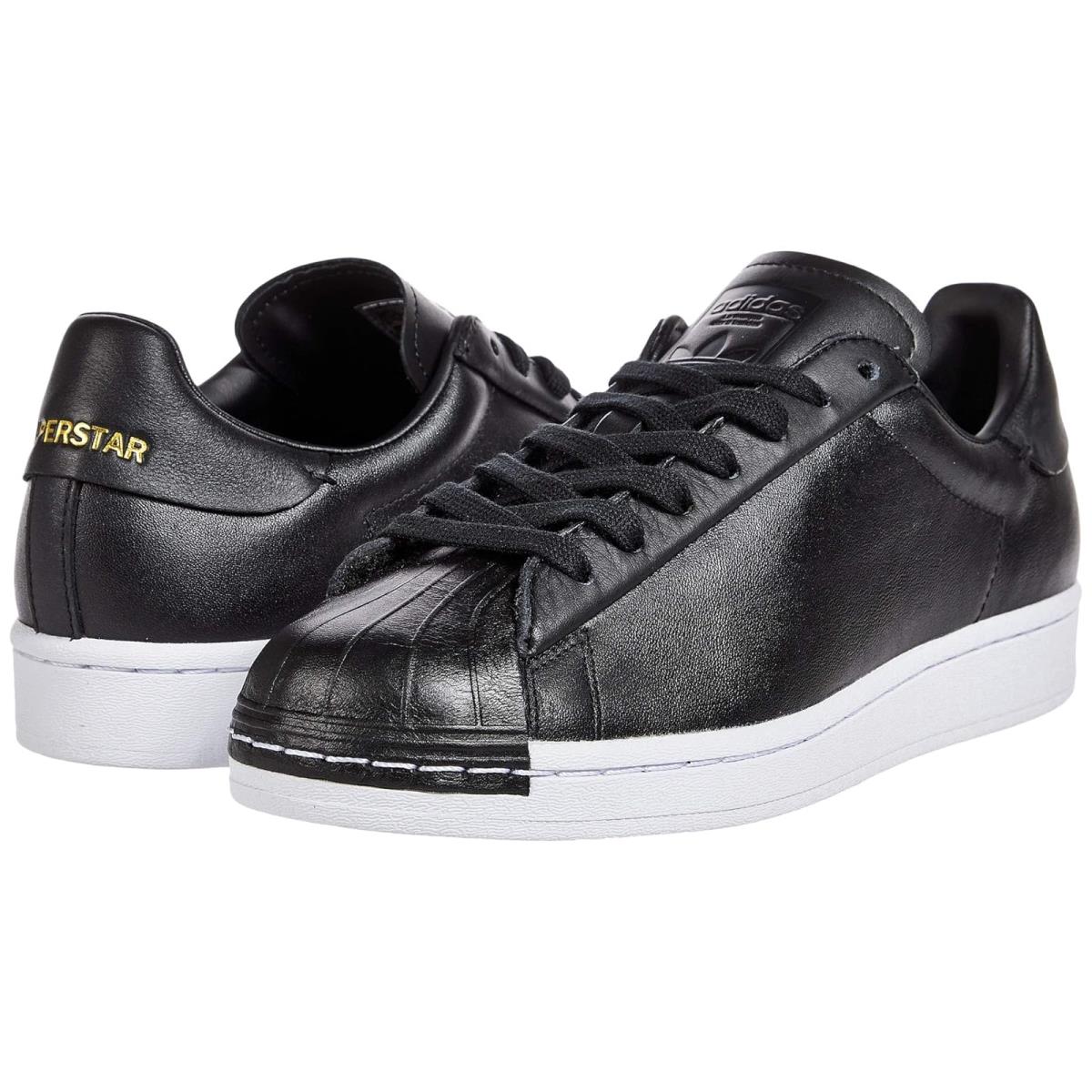 Woman`s Sneakers Athletic Shoes Adidas Originals Superstar Pure LT Black/White/Gold