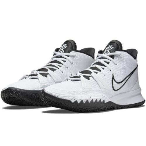 Nike Men`s Kyrie 7 TB Promo `white` Basketball Shoes DM5042-100 - White/Black-White