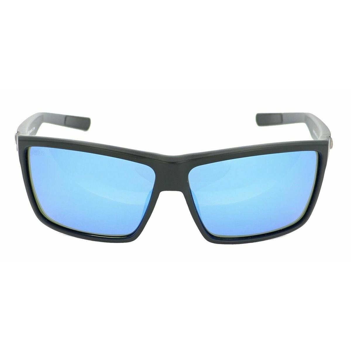Costa Del Mar Rinconcito Men`s Polarized Blue Mirror Sunglasses Ric 11 Obmglp - Black Frame, Blue Lens, Matte Black / Blue Mirror Manufacturer