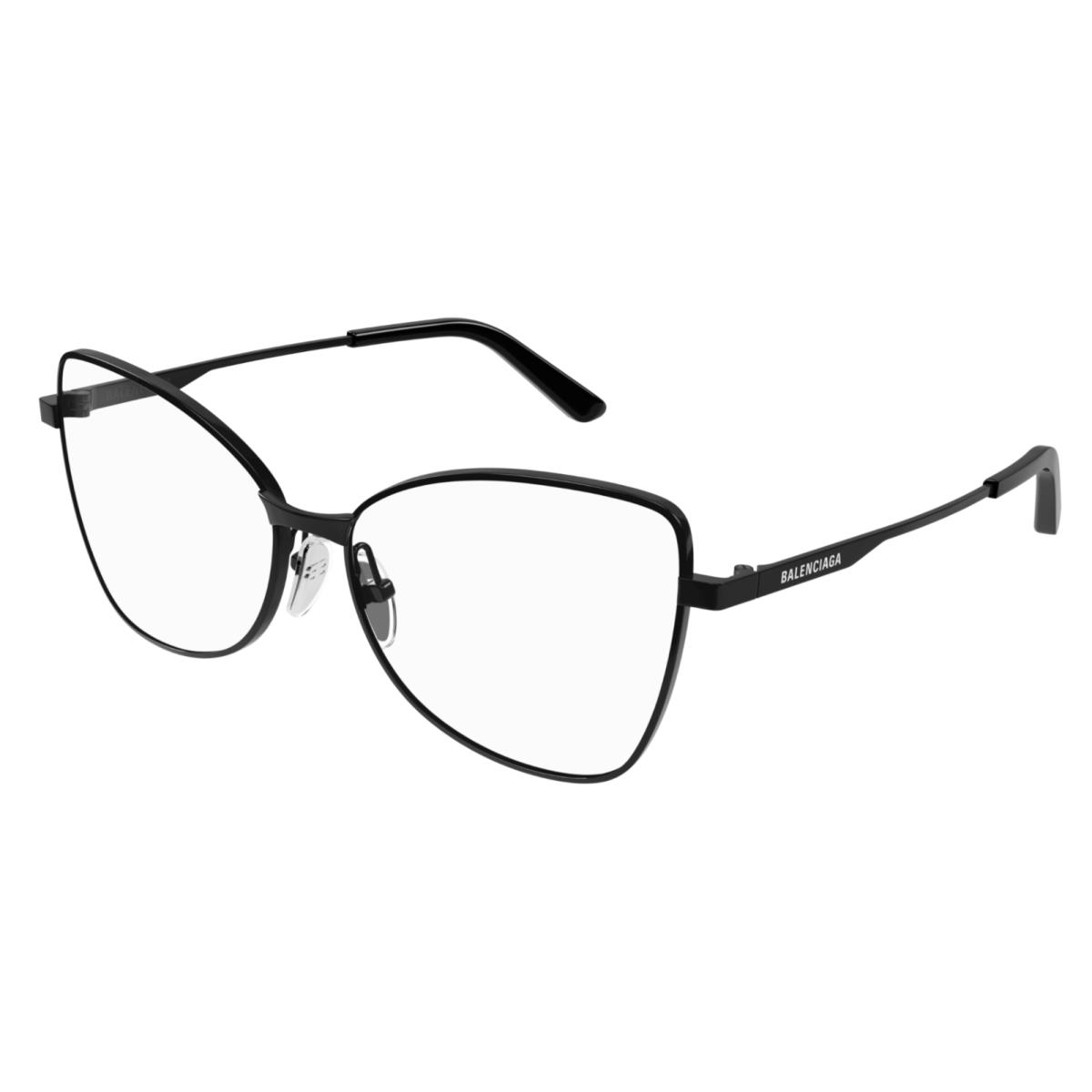 Balenciaga BB0282O 001 Black Cat Eye Men`s Eyeglasses
