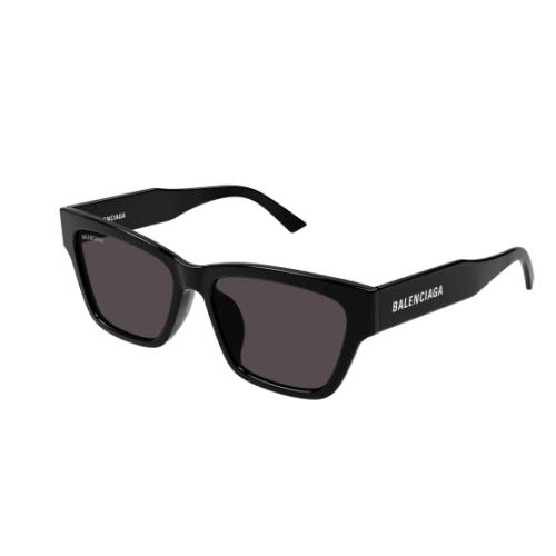 Balenciaga BB0307SA-001 Black/grey Squared Women`s Sunglasses