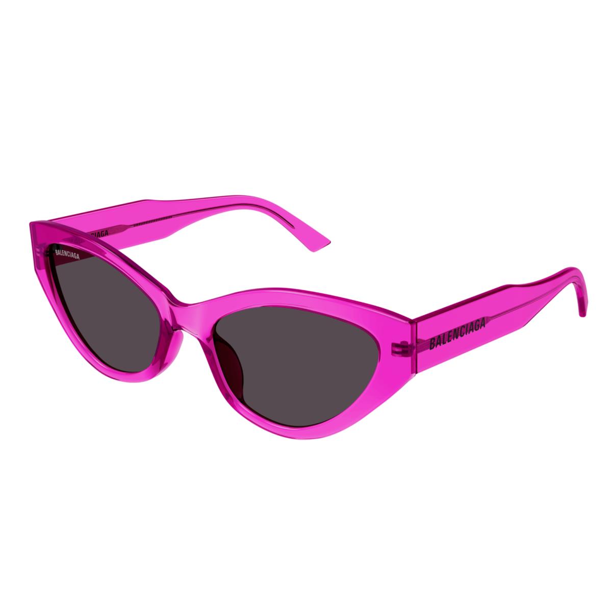 Balenciaga BB0306S-005 Fuchsia/grey Cat-eye Women`s Sunglasses