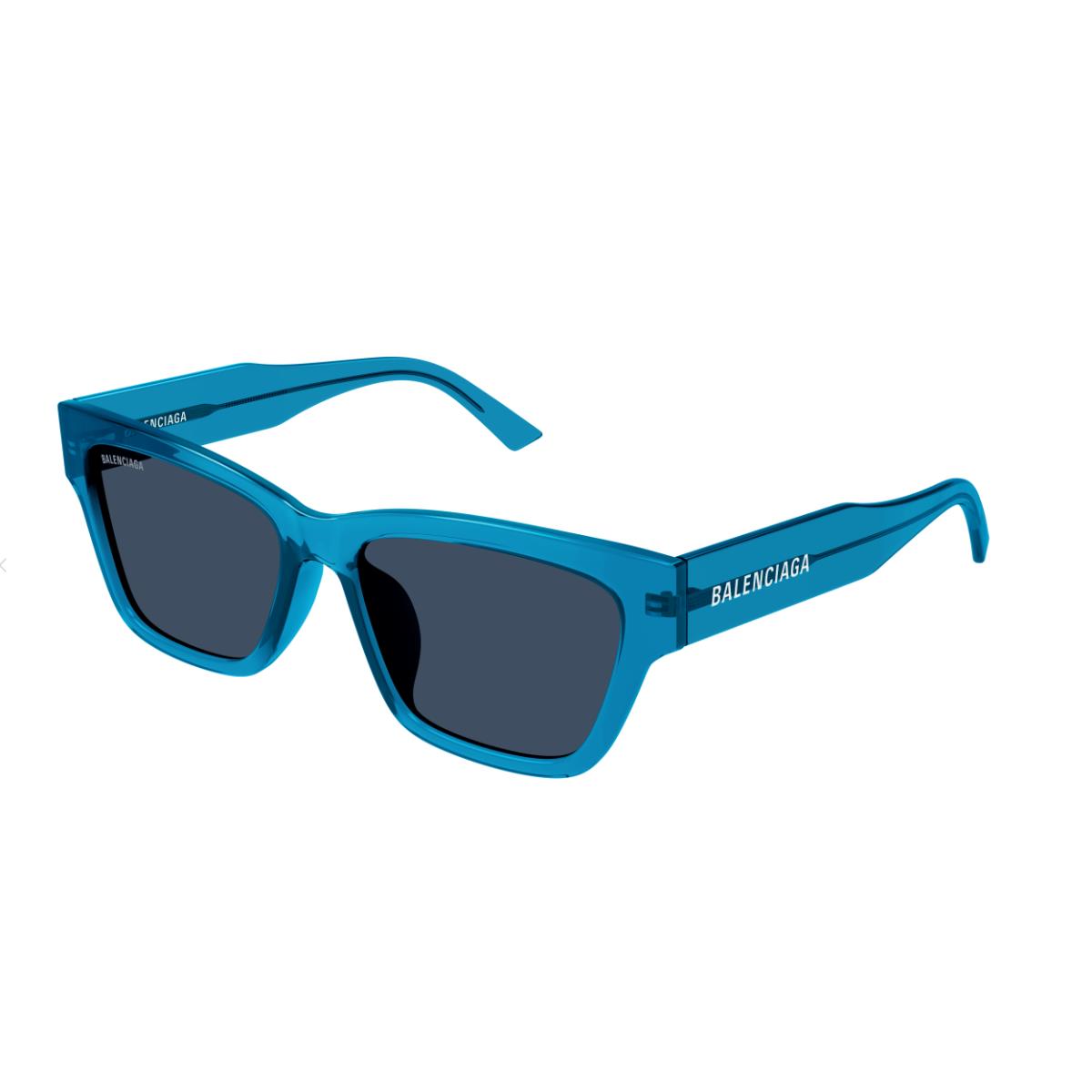 Balenciaga BB0307SA-004 Blue Squared Women`s Sunglasses